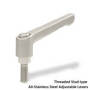Stainless Steel Levers suit sanitary applications.
