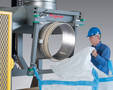 Heavy-Duty Bulk Bag Filler works with difficult materials.