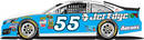 
Brian Vickers Driving #55 Jet Edge Toyota Camry April 7 in Virginia 500

