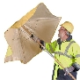 Umbrellas/Accessories protect personnel from sun and weather.