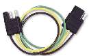 Molded Connectors have color-coded wires.