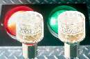 LED Lamps provide loading dock lighting.