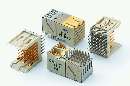 Backplane Connectors feature surface-mount design.