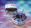 Toroid Inductors provide noise suppression.