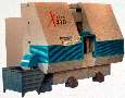 Double-Column Bandsaw suits heavy-duty production needs.