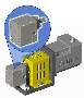 Pumps provide flow control and fast in-line flushing.