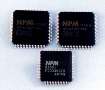 Chips offer serial communications.