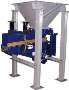 Vibratory Feeder features integrated chutework.