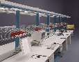 Modular Workstations can be assembled with minimal effort..