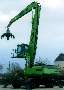 Material Handling Machine has purpose-built undercarriage.