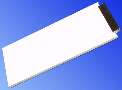 Backlight LEDs feature reflector diffuser technology.