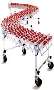 Roller System moves patients for decontamination.