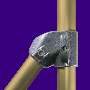 Aluminum Fittings help construct stair rails.