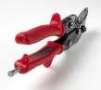 Awl Marker stores in handle of aviation snips.