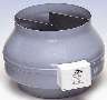 In-Line Duct Fan vents light dust and fumes.