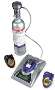 Bump Test Station works with personal gas detectors.