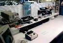 Storage System keeps tools off bench top.