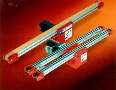 Round Belt Conveyors transfer small parts.