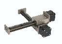 Linear Stages integrate stepper motor and screw.