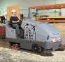 Sweeper/Scrubber is battery operated.