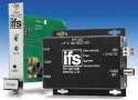 Transmitter and Receiver deliver video over UTP cable.