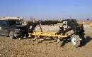 Road Drag can be pushed or pulled by truck or tractor.
