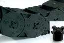 Cable and Hose Carriers feature smooth, quiet operation.