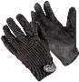 Gloves have suede palm for increased grip.
