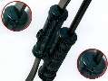 Pin and Sleeve Connectors accept flat and round cable.