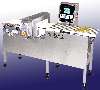 Quad-Lane Checkweighers display multiple product weights.