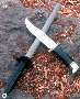 Blade Sharpener hones all types of dull blades.