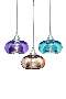Decorative Lighting Pendants come in jewel tones.