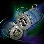 Induction Motor offers variable speed from 550–4,400 rpm.