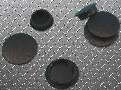 Plugs close holes in various applications.