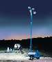 Trailer-Mounted Light Towers illuminate worksites.