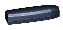 Enclosure fits USB communication devices.