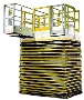 Personnel Lift speeds service of airplane riveting machines.