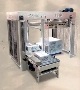 Stainless Steel Palletizer handles washdown environments.
