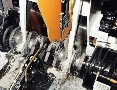 Crankshaft Grinder has 2 independently programmed wheelheads.
