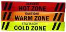 Barrier Tape identifies and defines restricted areas.