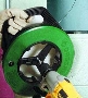 Fish Tape Power Winder facilitates tedious job.