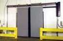 Cold Storage Door features impactable panels.