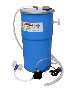 Coalescer eliminates need for oil skimmers.