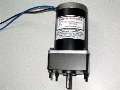 Reversible DC Gear Motor offers output speed of 160 rpm.