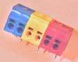 Terminal Blocks are color-coded.