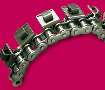 Grip Chains clamp and transport thin materials.