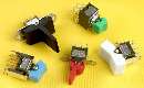 Miniature Switches are rocker and paddle actuated.
