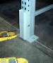 Rack Shield protects vertical supports from damage.