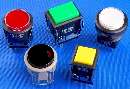 Pushbuttons come in illuminated or non-illuminated types.