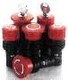Emergency Stop Pushbuttons feature all-in-one design.